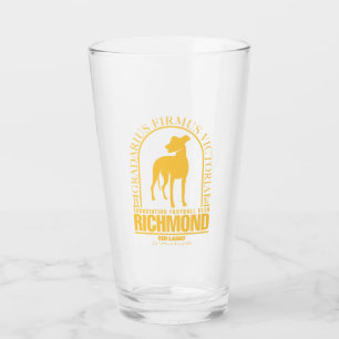 Ted Lasso AFC Richmond Gold Arched Logo Glass