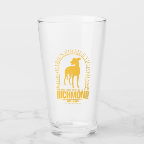 Ted Lasso  AFC Richmond Gold Arched Logo Glass