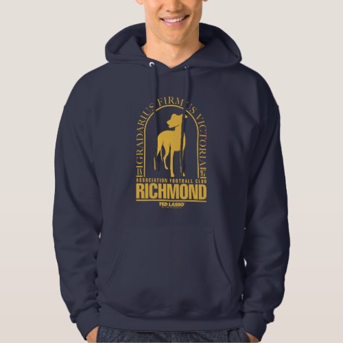 Ted Lasso  AFC Richmond Gold Arched Logo Hoodie