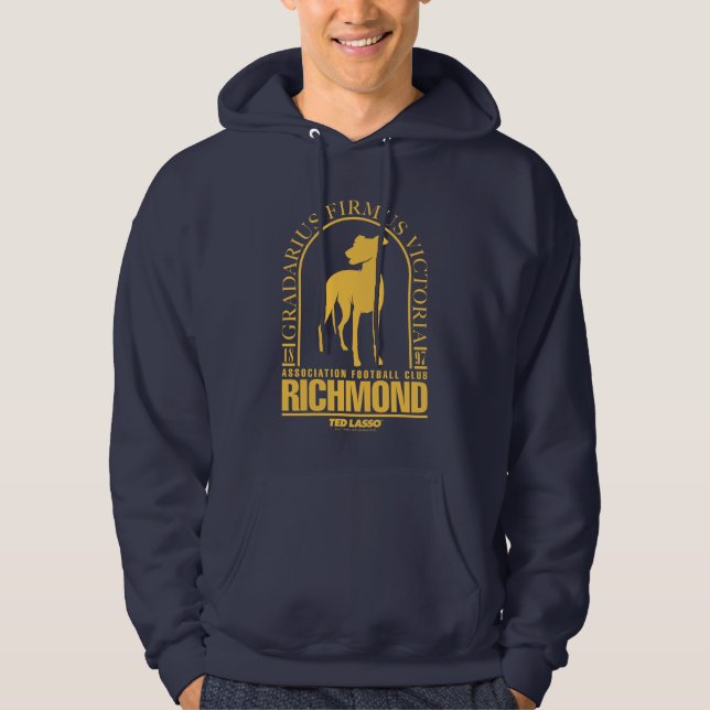 Ted Lasso | AFC Richmond Gold Arched Logo Hoodie (Front)