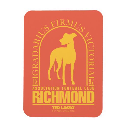 Ted Lasso  AFC Richmond Gold Arched Logo Magnet