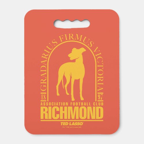 Ted Lasso  AFC Richmond Gold Arched Logo Seat Cushion