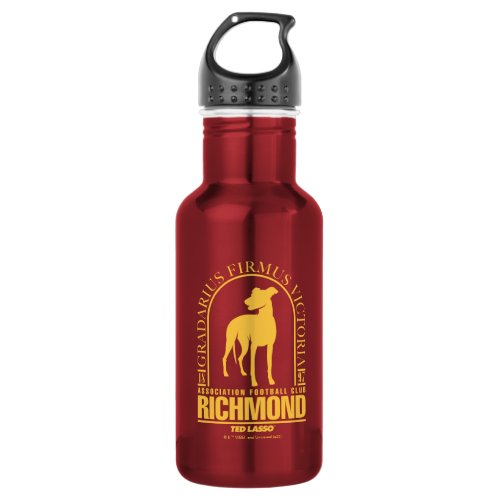 Ted Lasso  AFC Richmond Gold Arched Logo Stainless Steel Water Bottle