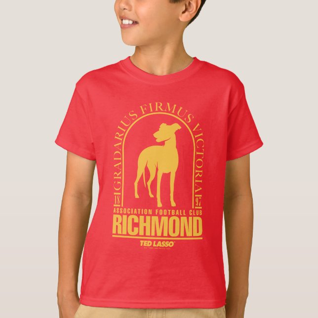 Ted Lasso | AFC Richmond Gold Arched Logo T-Shirt (Front)