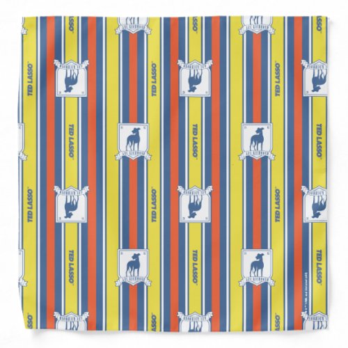 Ted Lasso  AFC Richmond Logo Stripe Pattern Bandana