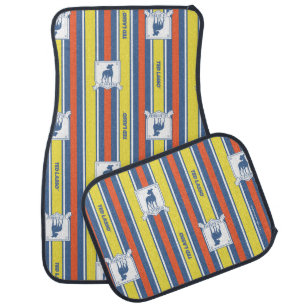 Ted Lasso AFC Richmond Logo Stripe Pattern Car Floor Mat