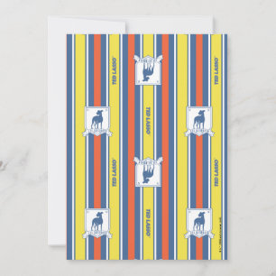 Ted Lasso AFC Richmond Logo Stripe Pattern Note Card