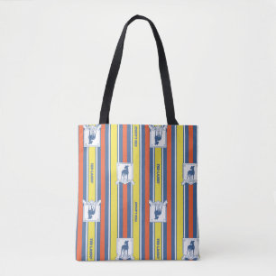 Ted Lasso AFC Richmond Logo Stripe Pattern Tote Bag