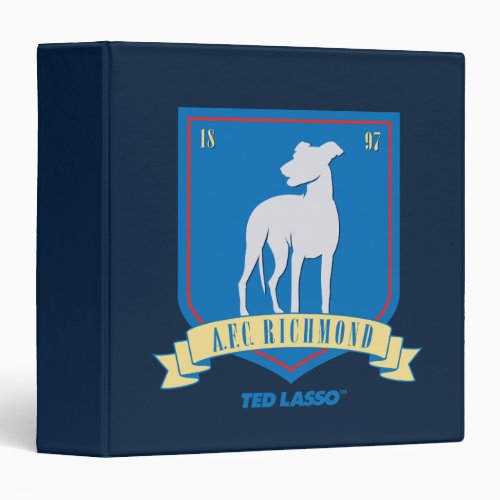 Ted Lasso  AFC Richmond Team Logo 3 Ring Binder