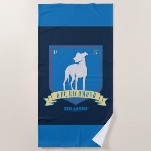 Ted Lasso AFC Richmond Team Logo Beach Towel