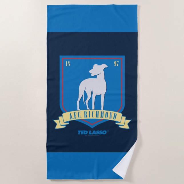 Ted Lasso | AFC Richmond Team Logo Beach Towel (Front)