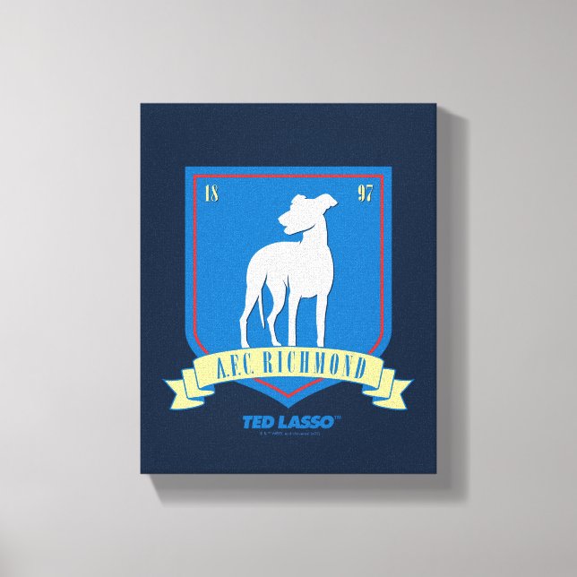 Ted Lasso | AFC Richmond Team Logo Canvas Print (Front)