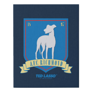 Ted Lasso AFC Richmond Team Logo Faux Canvas Print