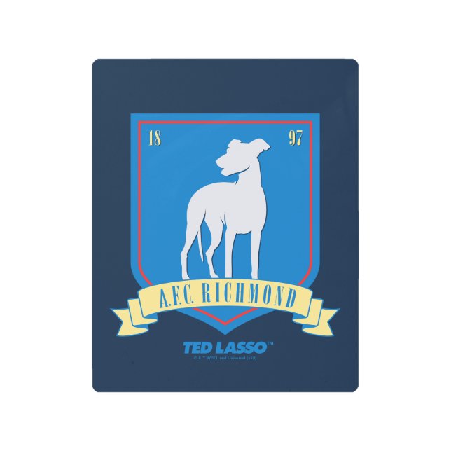 Ted Lasso | AFC Richmond Team Logo Metal Print (Front)