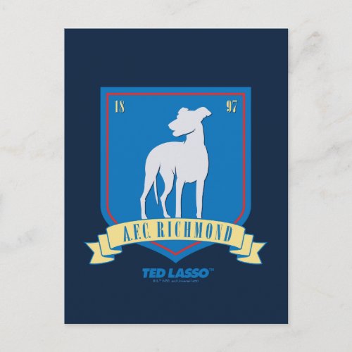 Ted Lasso  AFC Richmond Team Logo Postcard