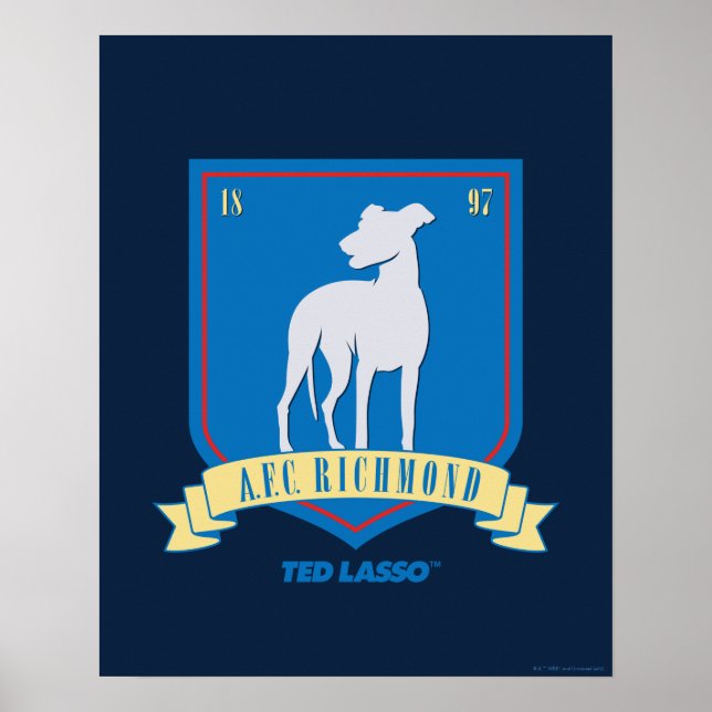 Ted Lasso | AFC Richmond Team Logo Poster (Front)