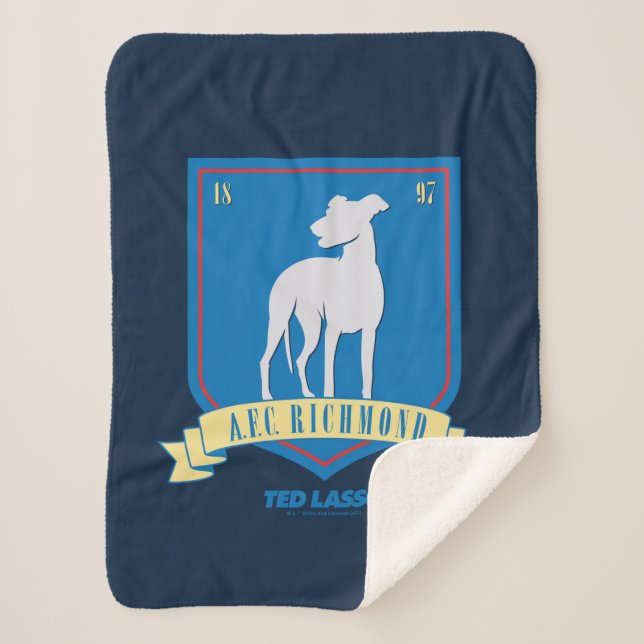 Ted Lasso | AFC Richmond Team Logo Sherpa Blanket (Front)