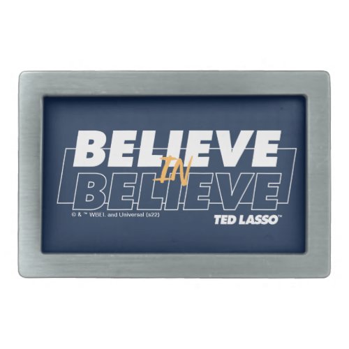 Ted Lasso  Believe in Believe Belt Buckle