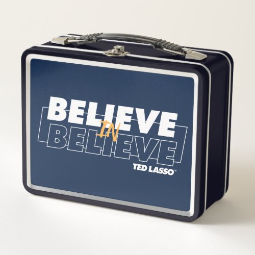 Ted Lasso  Believe in Believe Metal Lunch Box