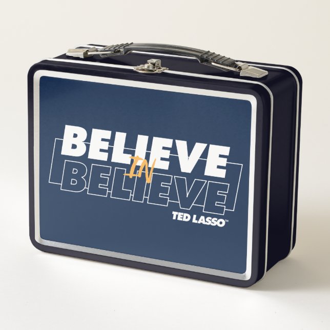 Ted Lasso | Believe in Believe Metal Lunch Box (Front)