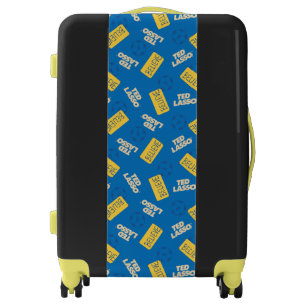Ted Lasso Believe Sign and Ball Toss Pattern Luggage
