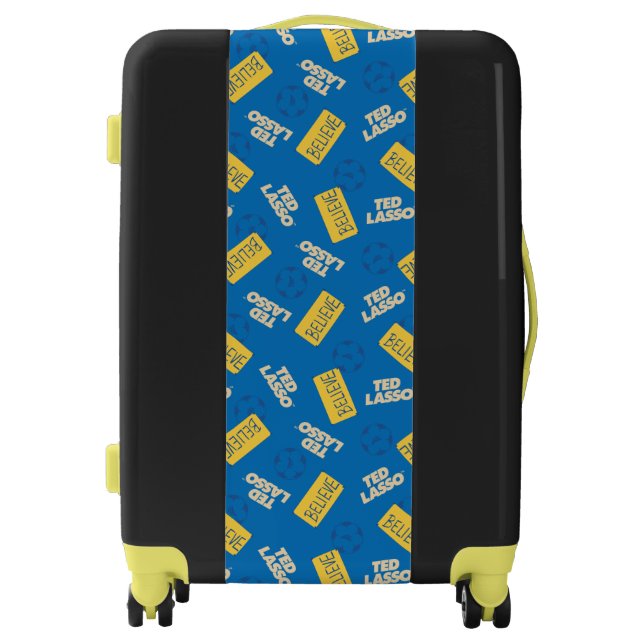 Ted Lasso | Believe Sign and Ball Toss Pattern Luggage (Front)