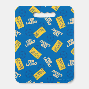 Ted Lasso   Believe Sign and Ball Toss Pattern Seat Cushion