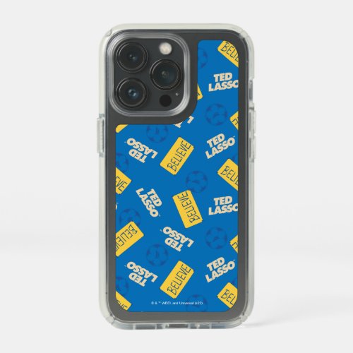 Ted Lasso  Believe Sign and Ball Toss Pattern Speck iPhone 13 Pro Case