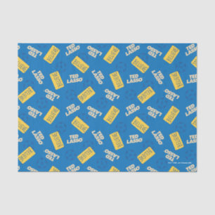 Ted Lasso   Believe Sign and Ball Toss Pattern Tissue Paper