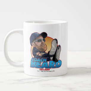 Ted Lasso Coach Beard Bobblehead Giant Coffee Mug