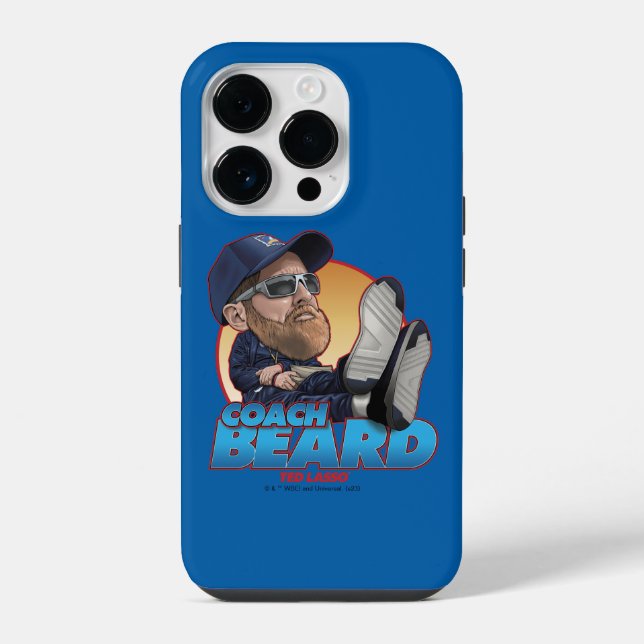 Ted Lasso | Coach Beard Bobblehead Iphone Case (Back)