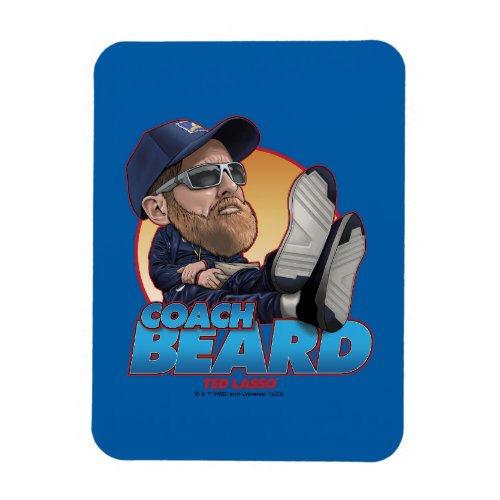 Ted Lasso  Coach Beard Bobblehead Magnet