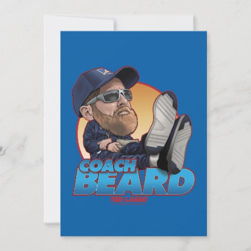 Ted Lasso  Coach Beard Bobblehead Note Card