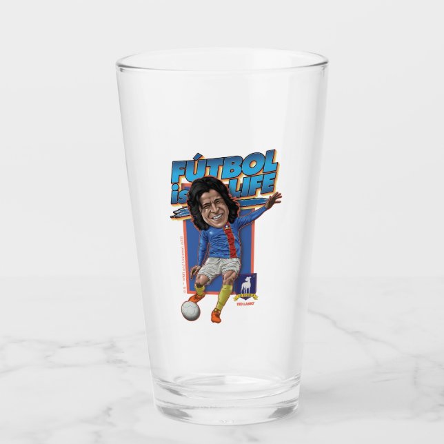 Ted Lasso | Dani Rojas Bobblehad Glass (Front)