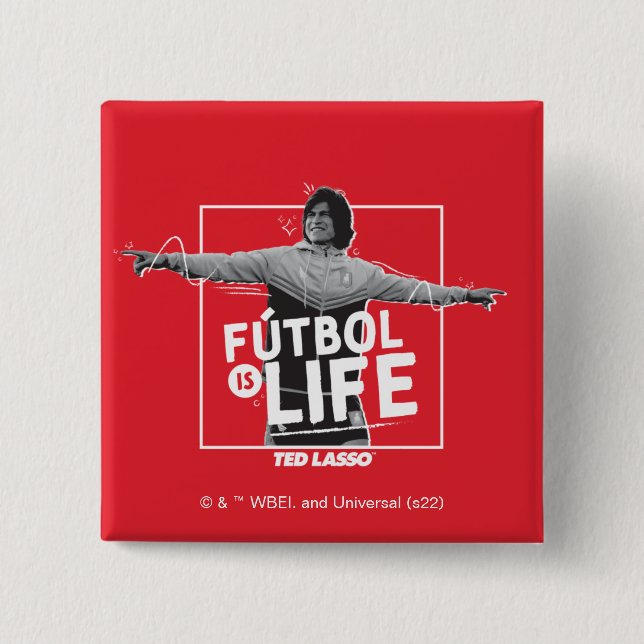 Ted Lasso | Dani Rojas Fútbol is Life Button (Front)