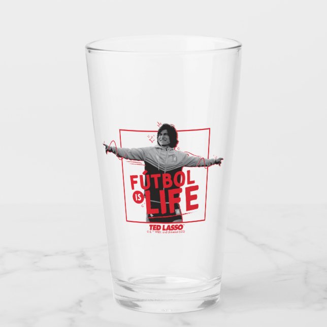 Ted Lasso | Dani Rojas Fútbol is Life Glass (Front)