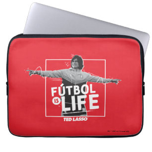 Ted Lasso   Dani Rojas Fútbol is Life Laptop Sleeve