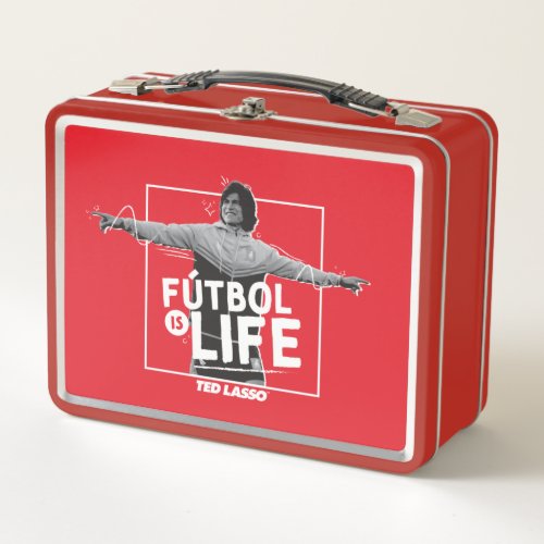 Ted Lasso  Dani Rojas Ftbol is Life Metal Lunch Box