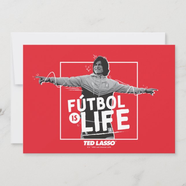Ted Lasso | Dani Rojas Fútbol is Life Note Card (Front)