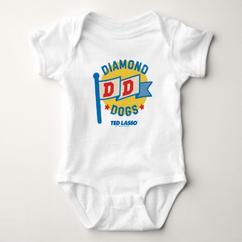Ted Lasso  Diamond Dogs Pennant Graphic Baby Bodysuit