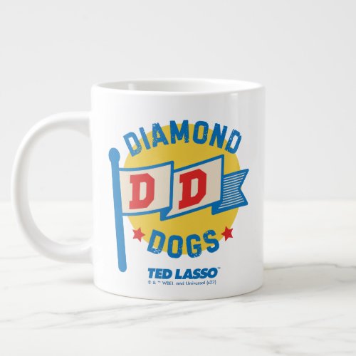 Ted Lasso  Diamond Dogs Pennant Graphic Giant Coffee Mug