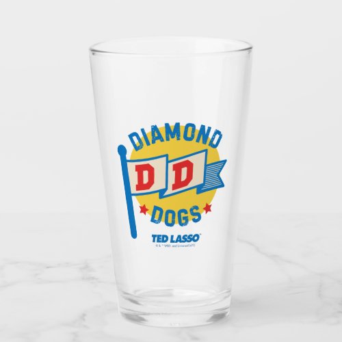 Ted Lasso  Diamond Dogs Pennant Graphic Glass
