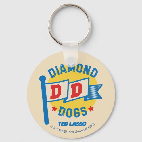 Ted Lasso  Diamond Dogs Pennant Graphic Keychain