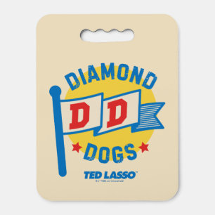 Ted Lasso Diamond Dogs Pennant Graphic Seat Cushion