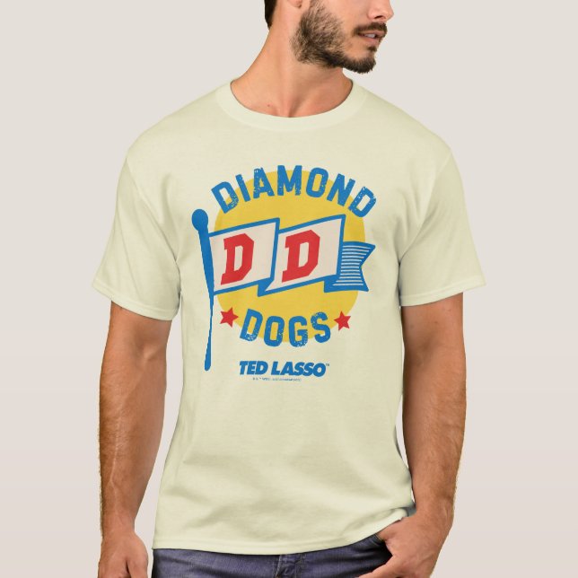Ted Lasso | Diamond Dogs Pennant Graphic T-Shirt (Front)