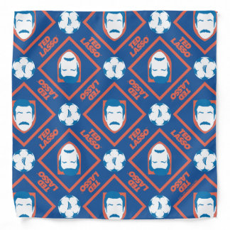 Ted Lasso | Face and Ball Diamond Pattern Bandana