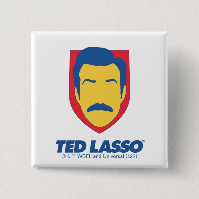 Ted Lasso | Face Icon Button (Front)