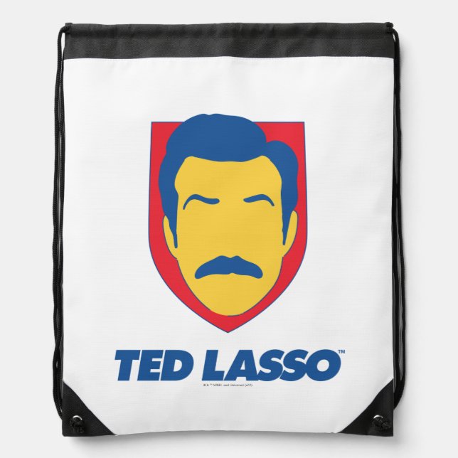 Ted Lasso | Face Icon Drawstring Bag (Front)