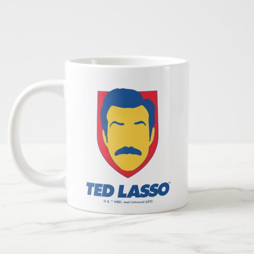 Ted Lasso  Face Icon Giant Coffee Mug