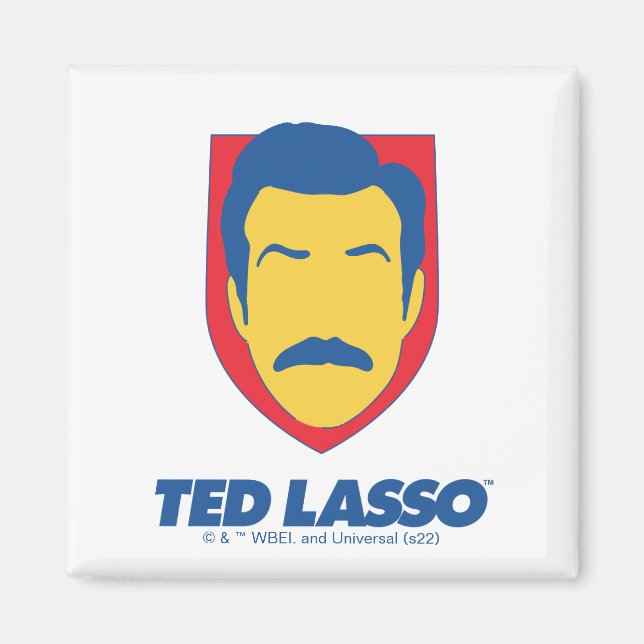 Ted Lasso | Face Icon Magnet (Front)